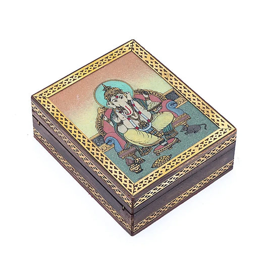 Boite à tarot ou bijoux Ganesh