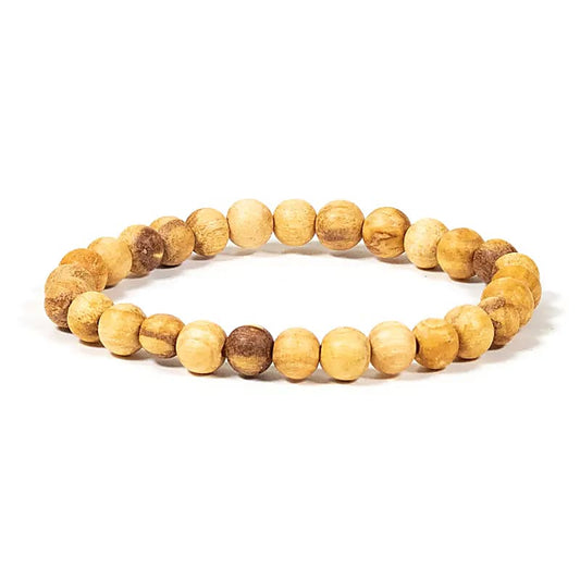 Bracelet Palo Santo perles rondes - 6 mm detail