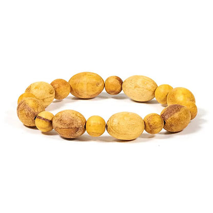 Bracelet Palo Santo rondes et ovales - 8 mm