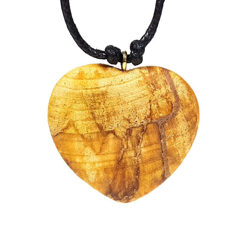 Collier Palo Santo pendentif Coeur – vue 2