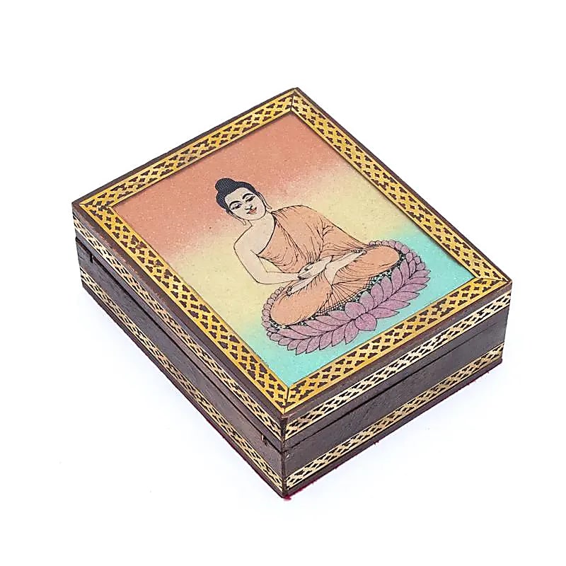 Boite à tarot ou bijoux Bouddha – vue 2