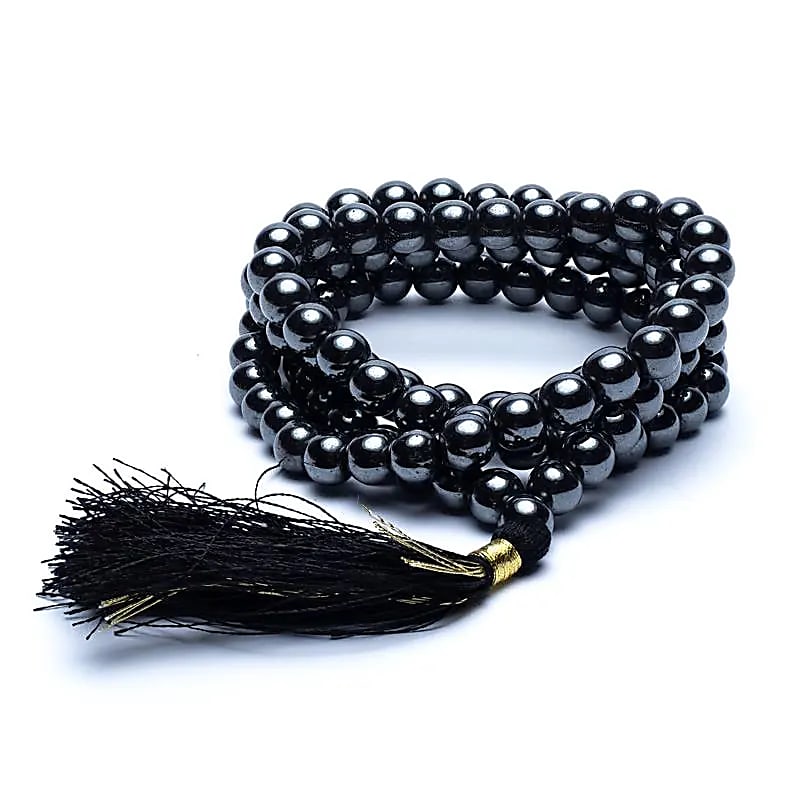 Mala en Hématite | 108 perles