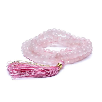 Mala Quartz Rose- perles de 7 mm | 108 perles