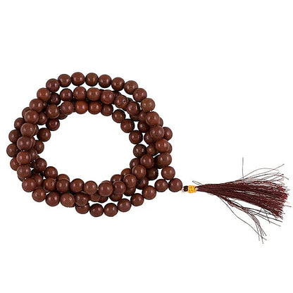 Mala en Jaspe Rouge de 108 perles