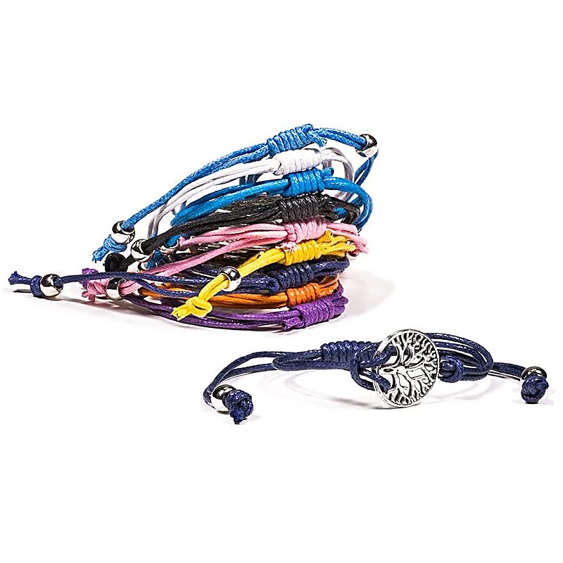 Bracelets Arbre de la vie lot de 10 couleurs