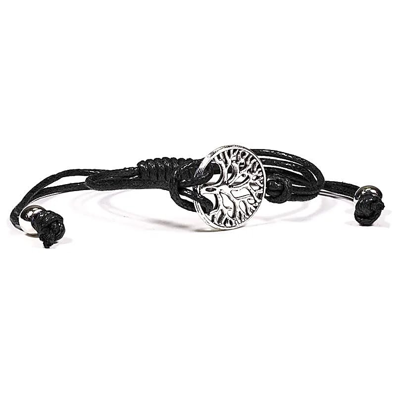 Bracelet Arbre de Vie Lien Noir – Élégant et Significatif