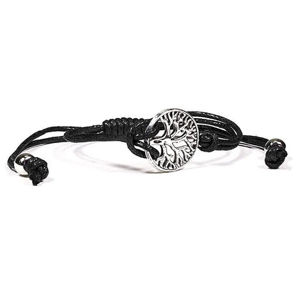 Bracelet Arbre de Vie Lien Noir – Élégant et Significatif