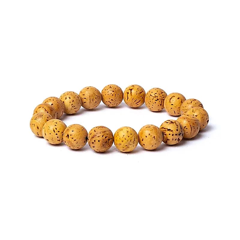 Bracelet graines de Bodhi polies - 12 mm – vue 2