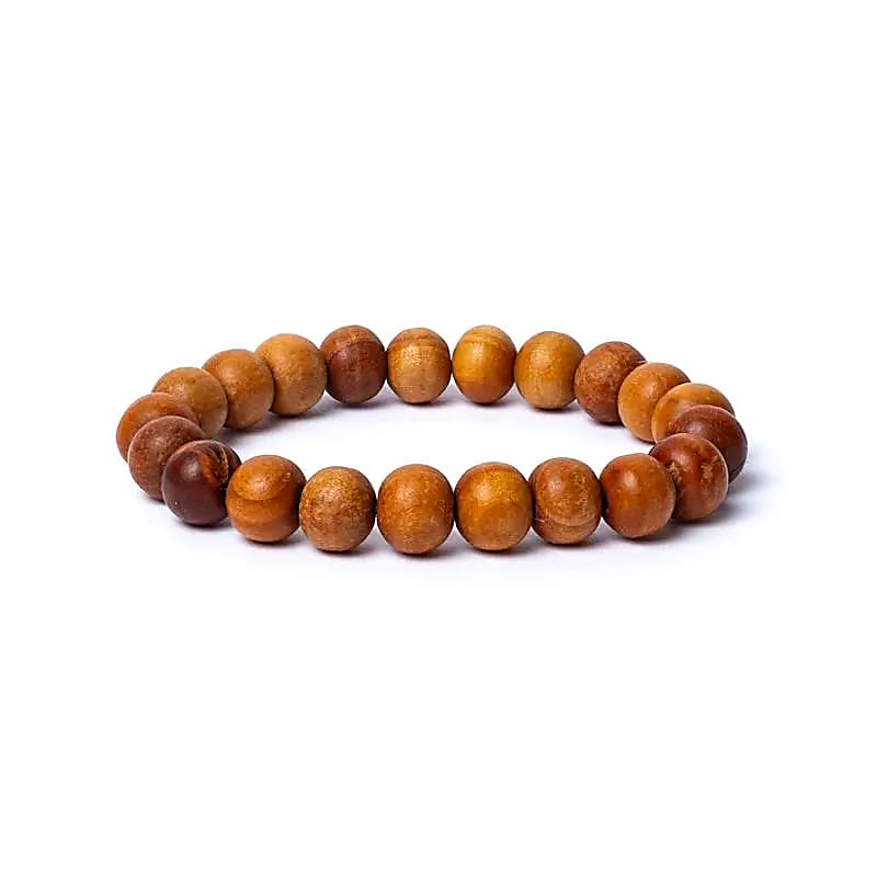 Bracelet en bois de cèdre - 8 mm | 21 perles