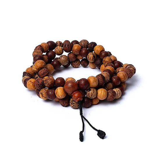Mala Bodhi Mixte Graines Rugueuses/Polies | 108 perles