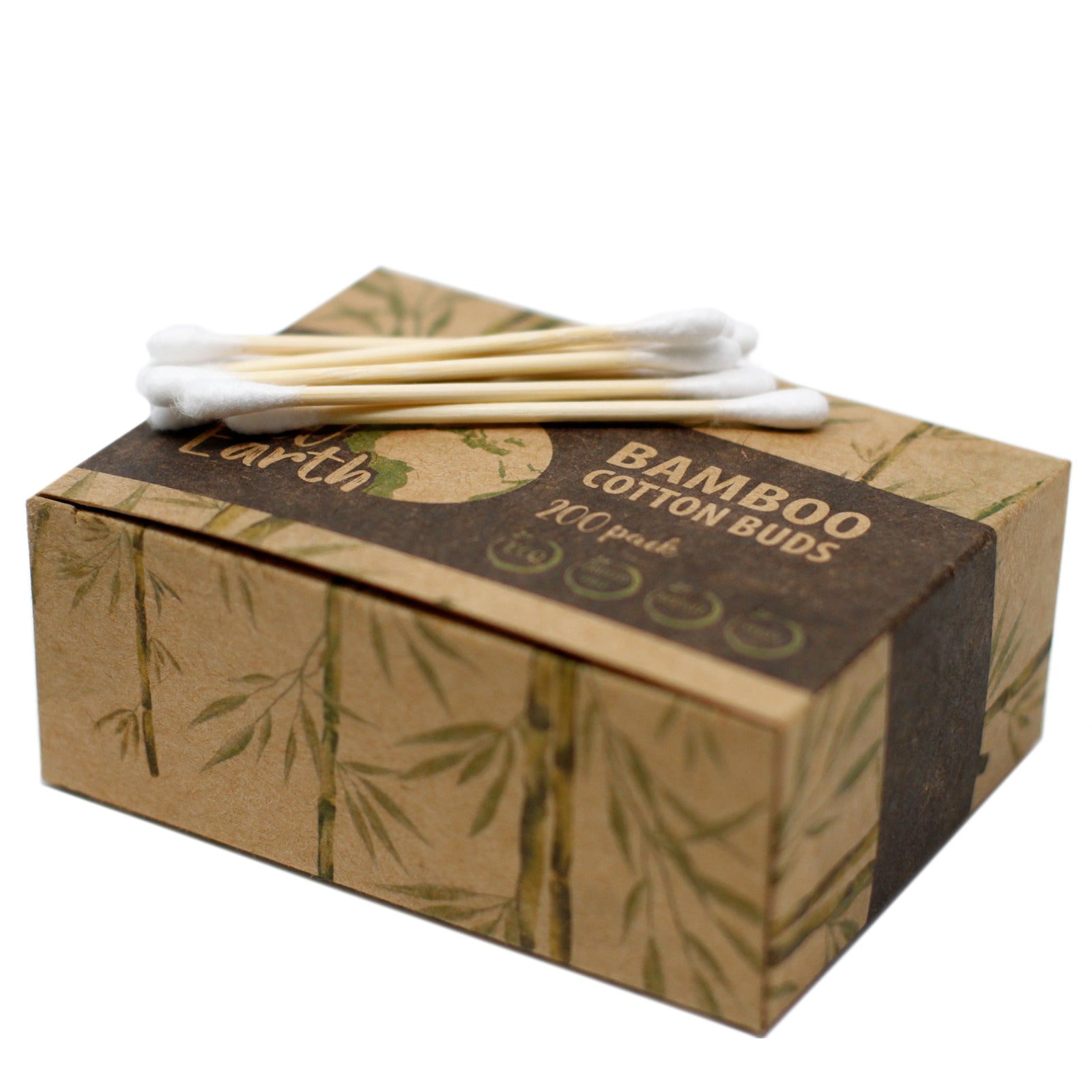 Boite de 200 coton-tiges en bambou