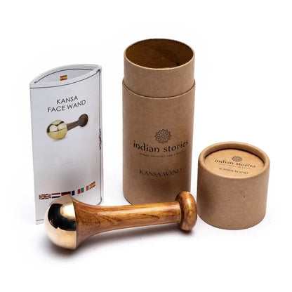 Baguette ayurvédique kansa pour massage facial
