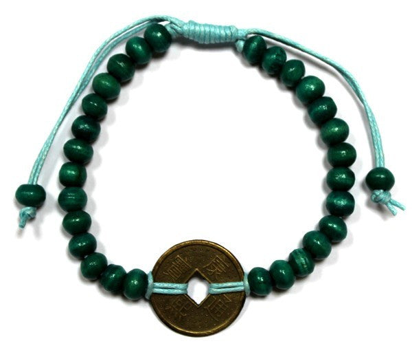 Bracelet Feng Shui - Vert