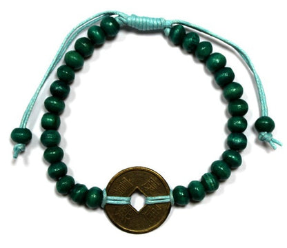 Bracelet Feng Shui - Vert