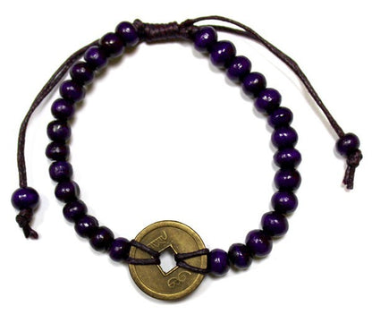 Bracelets Feng shui de Bali - Violet