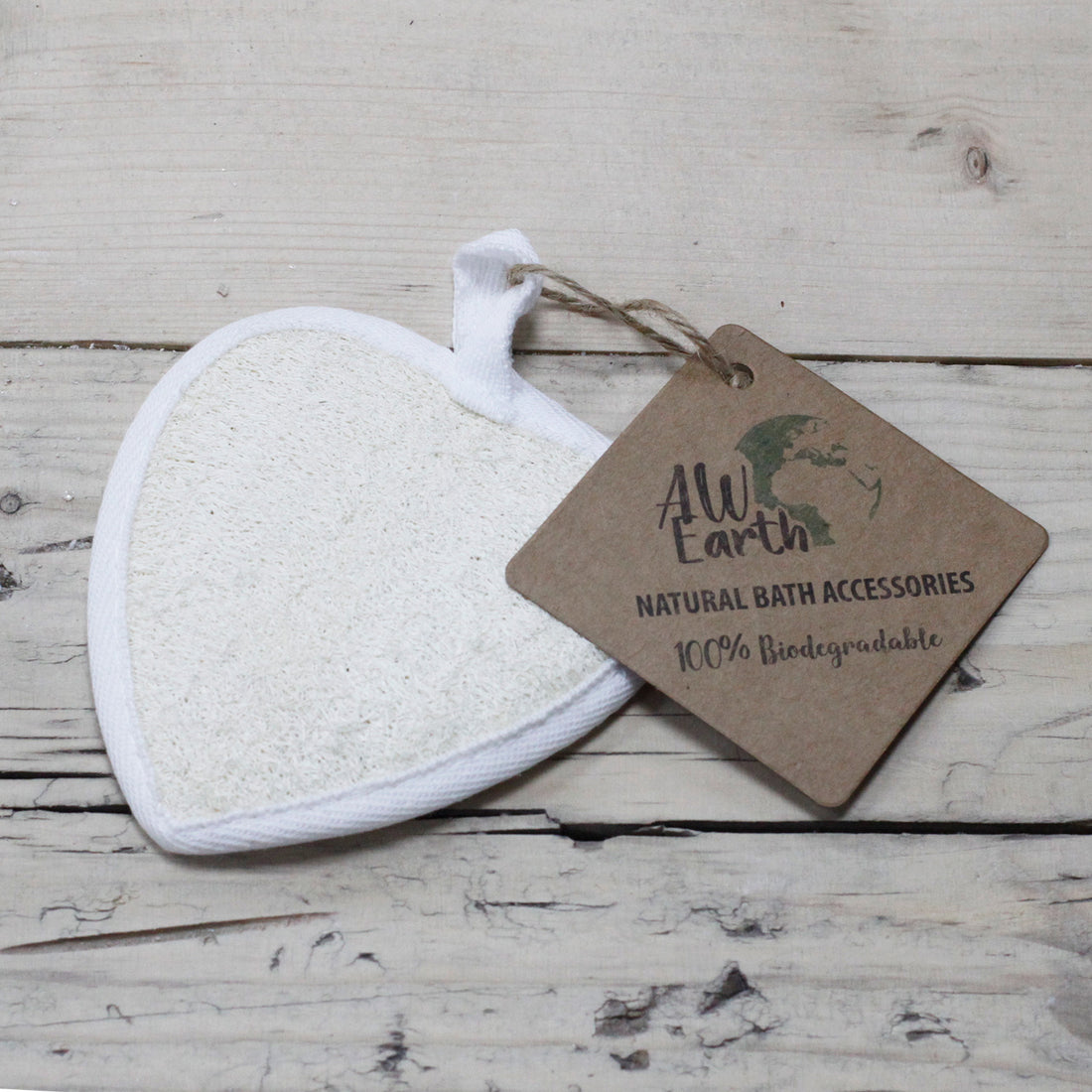 Exfoliant Corporel Loofah Naturel - Cœur – vue 2
