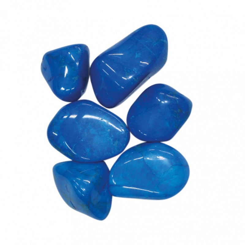 Howlite teintée Bleue du Zimbabwe