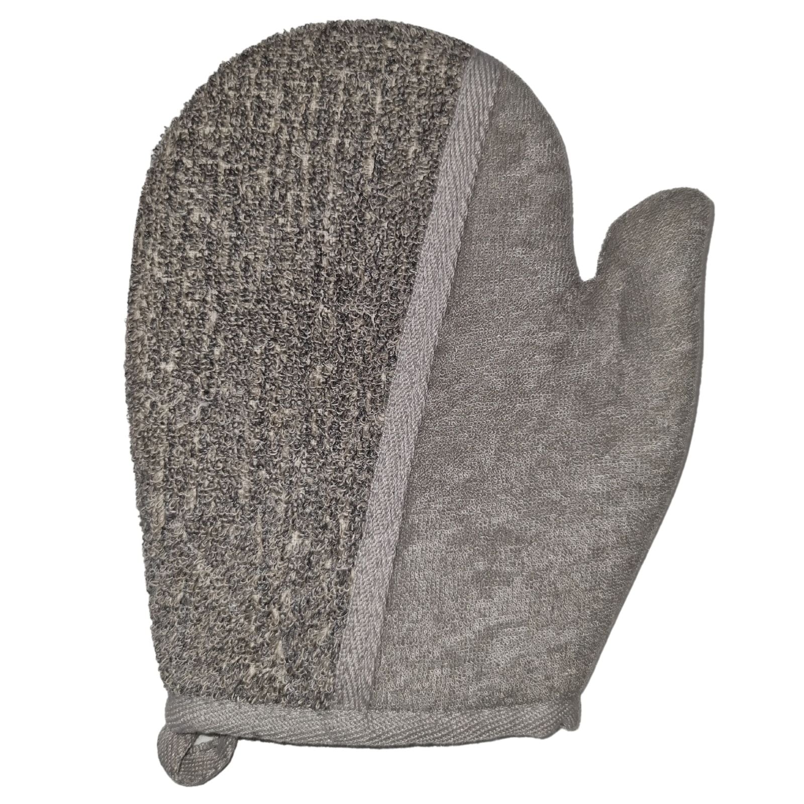 Gant de toilette anthracite - Bambou et Lin