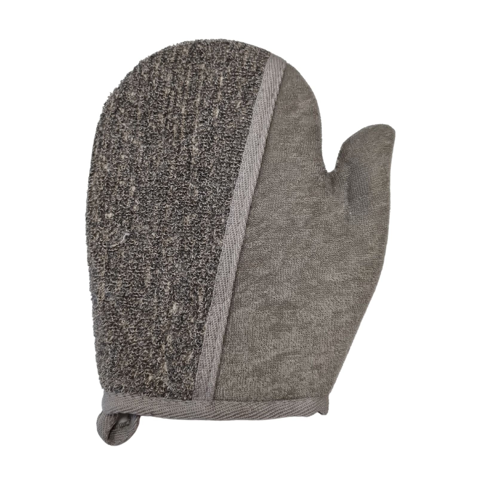 Gant de toilette anthracite - Bambou et Lin