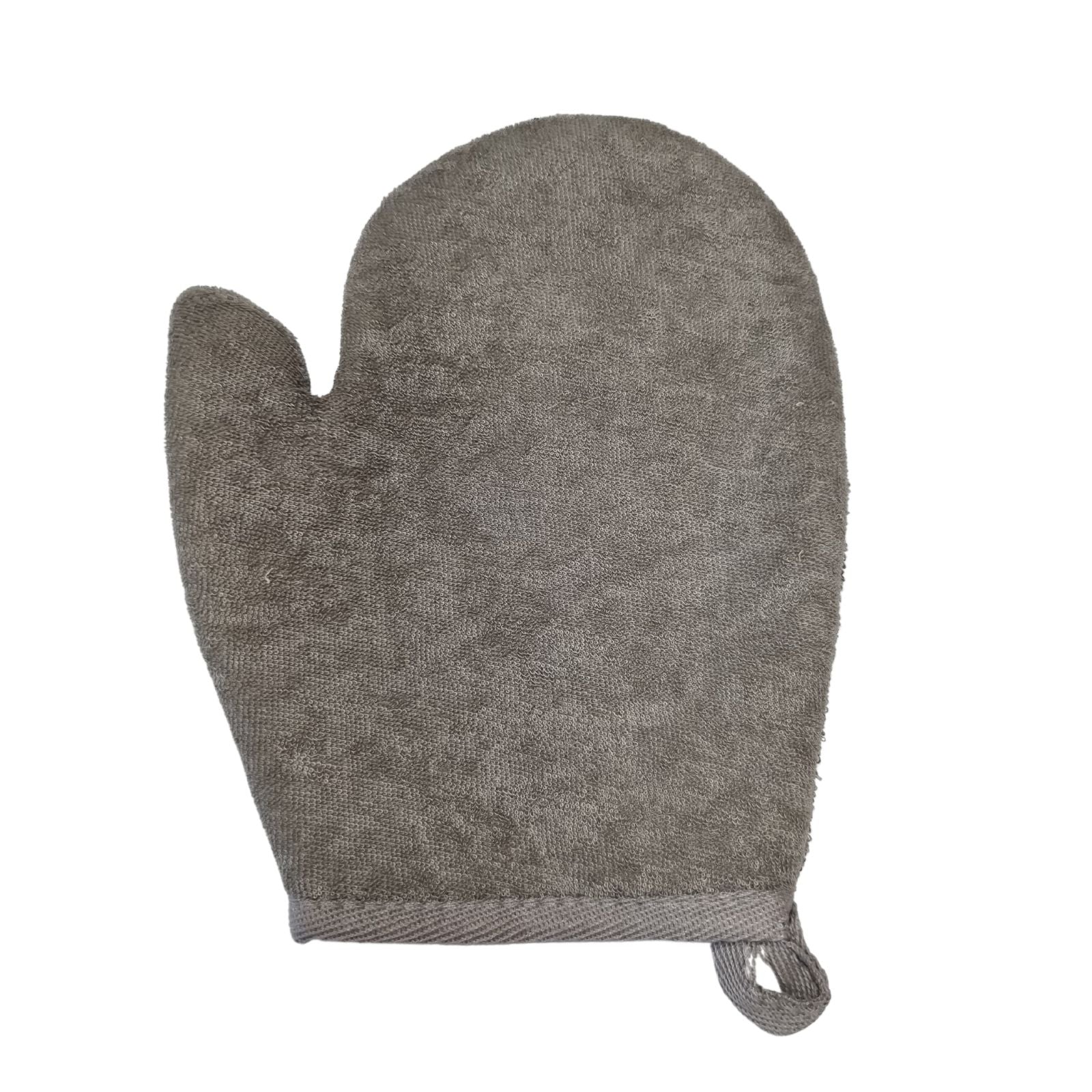Gant de toilette anthracite - Bambou et Lin