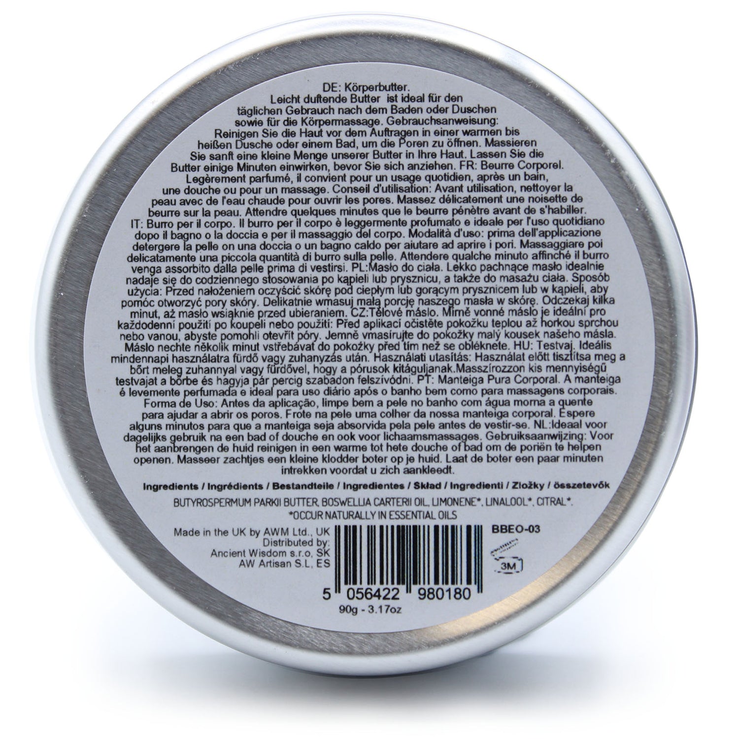 Beurre corporel Pur - Aromathérapie