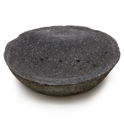 Porte savon naturel en pierre de rivière