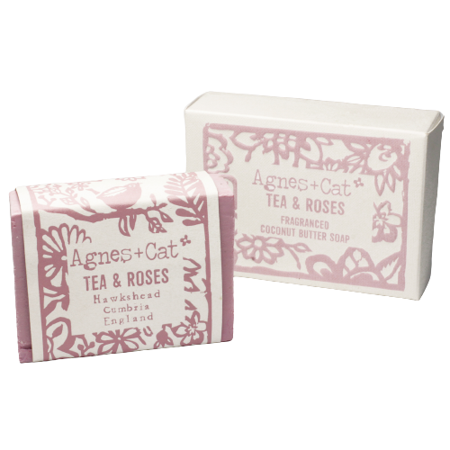 Savon Artisanal Thé et Rose – Douceur et Parfum Raffiné