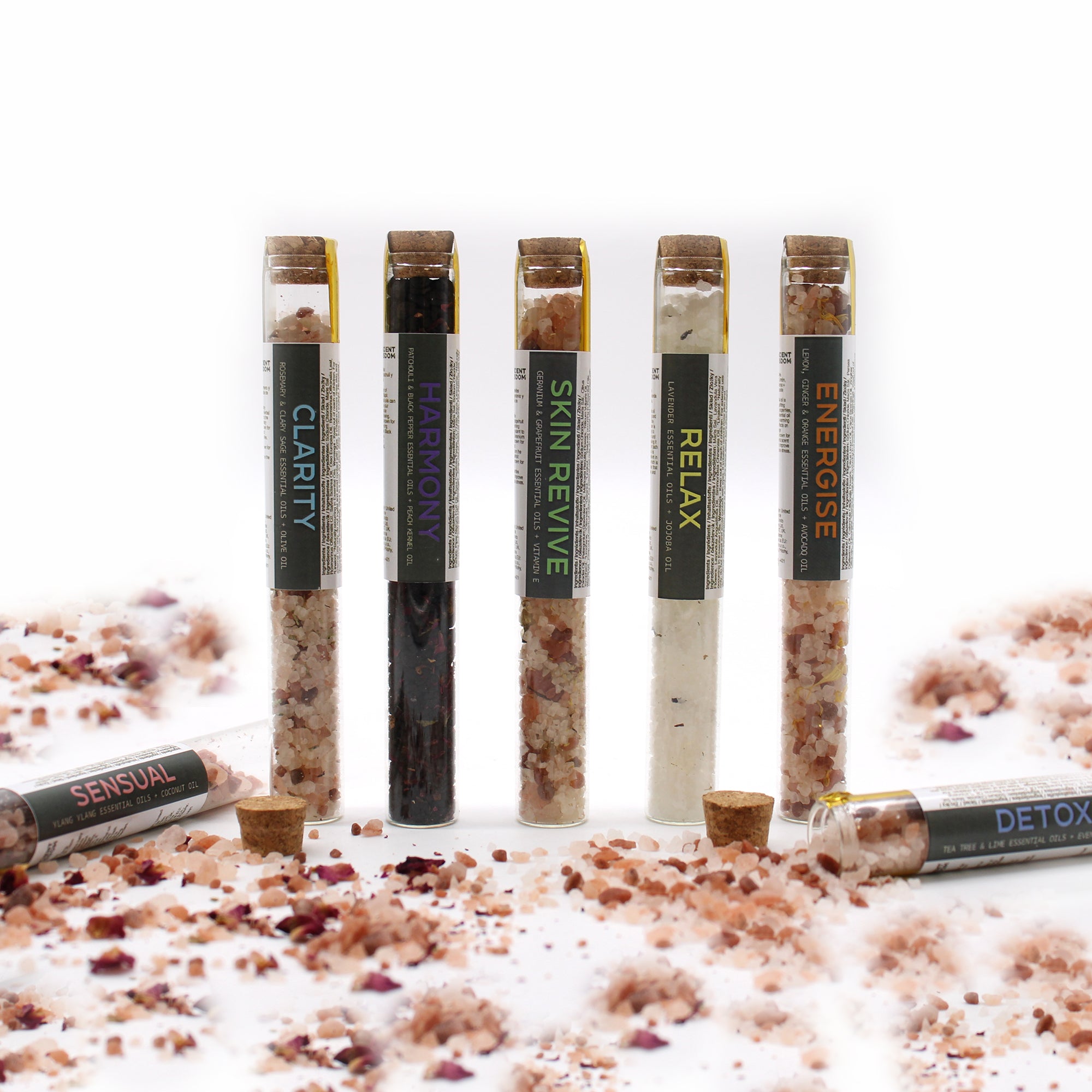 Coffret de 7 sels de bain : un tube pour un bain relaxant chaque jour de la semaine