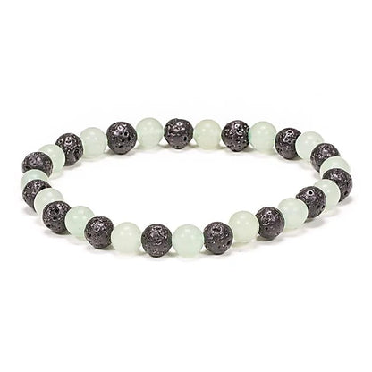 Bracelet en pierre de lave / Aventurine