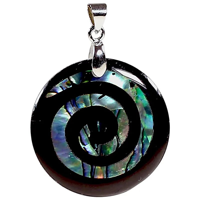 Pendentif Spirale en Nacre