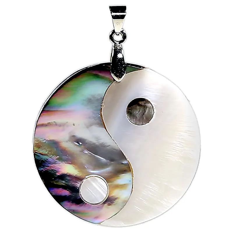 Pendentif Yin et Yang en Nacre