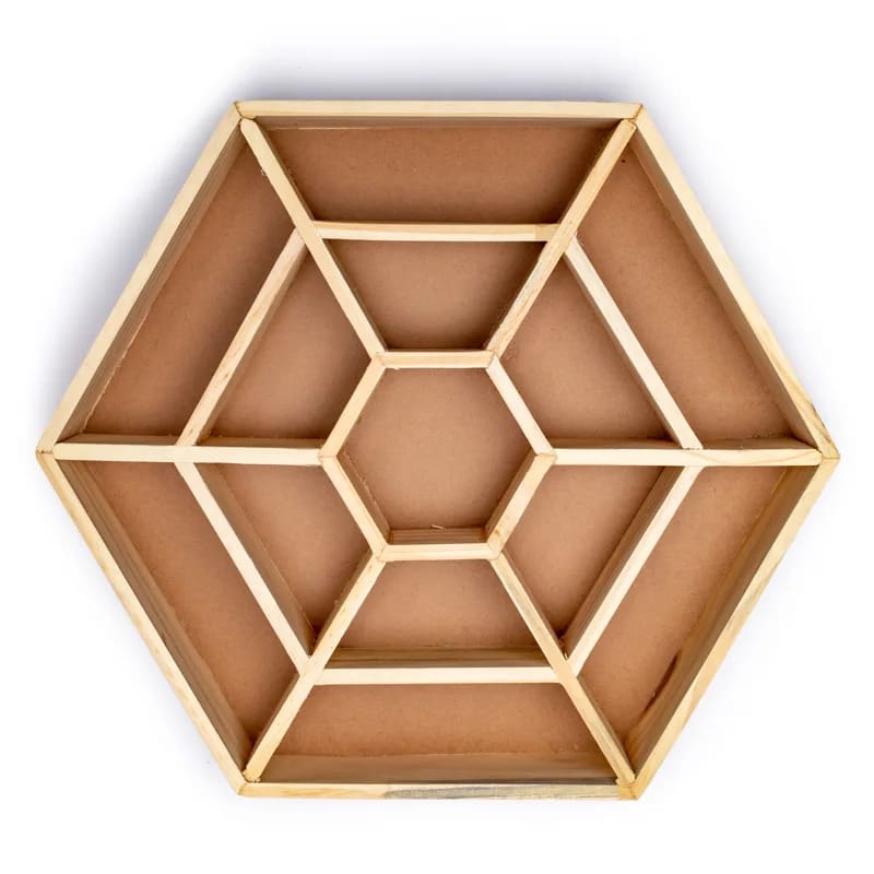 Présentoir Mandala pour minéraux et bijoux - vue de dessus