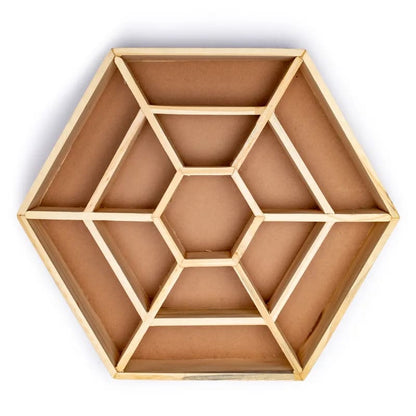 Présentoir Mandala pour minéraux et bijoux - vue de dessus