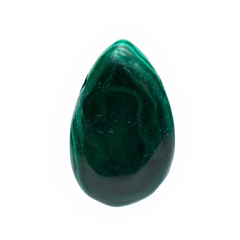 Pendentif en Malachite percé sans fil