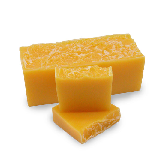 Savon Artisanal à l'Huile de Coco - Mandarine et Miel