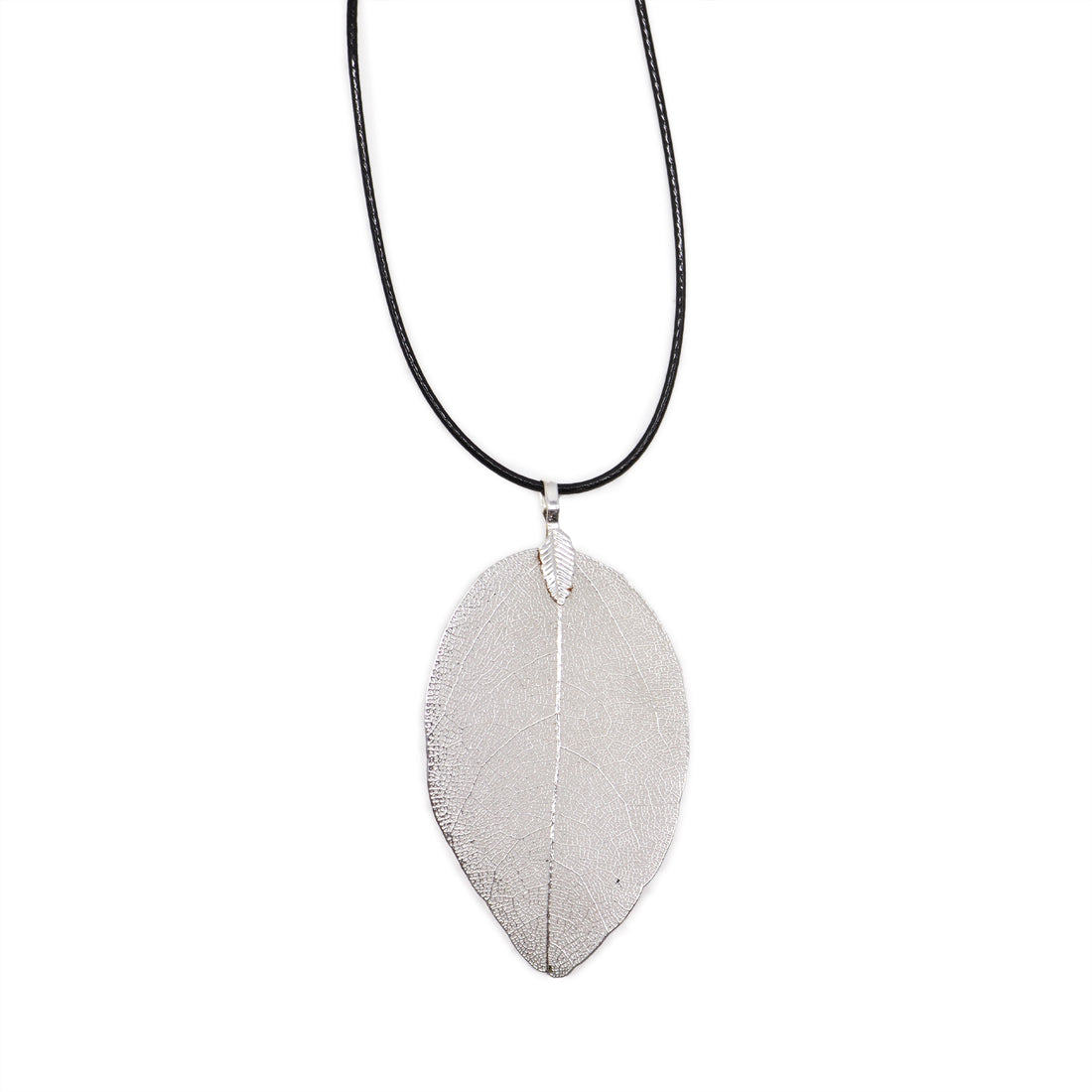 Collier Feuille - Argenté