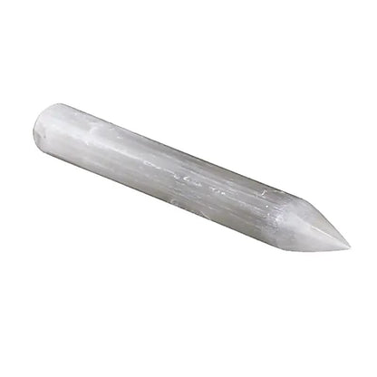 Baguette / bâton de massage pointu en sélénite
