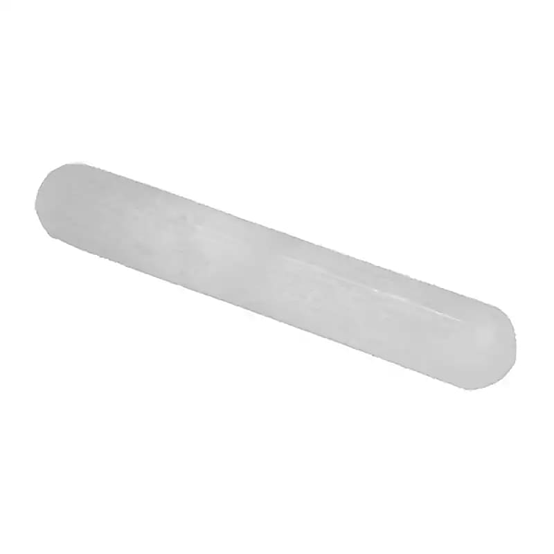Baguette / bâton de massage arrondi en sélénite