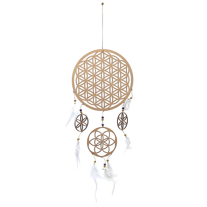 Attrape rêves Fleur de Vie – vue 2