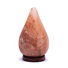 Lampe en cristal de sel forme de goutte