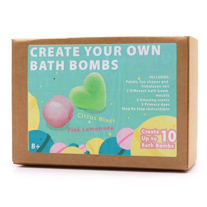 Coffret DIY Bombes de bain - Limonade Rose et Citron Explosif