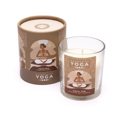 Bougie Moonshine Yoga - Aqua Zen | Sérénité &amp; bien-être
