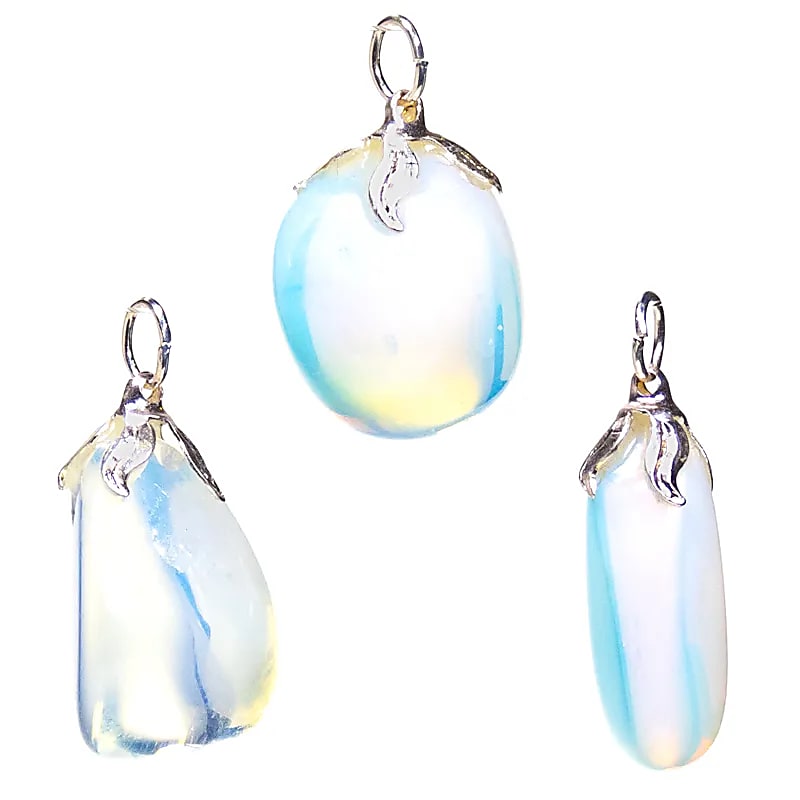 Pendentif en Opalite Lumineuse