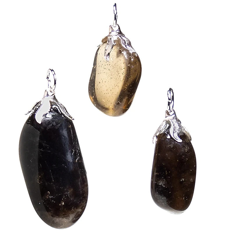Pendentif en Quartz Fumé