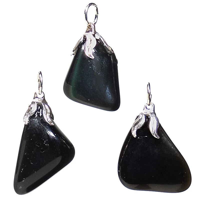 Pendentif en Obsidienne Arc-en-ciel Multifacettes
