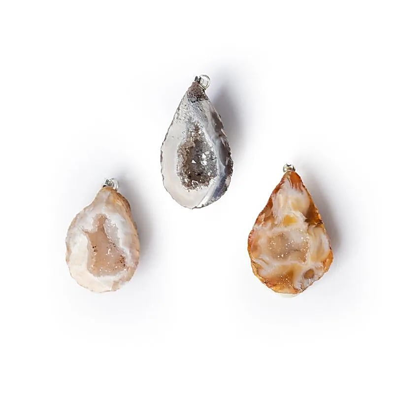 Pendentif Géode en Agate