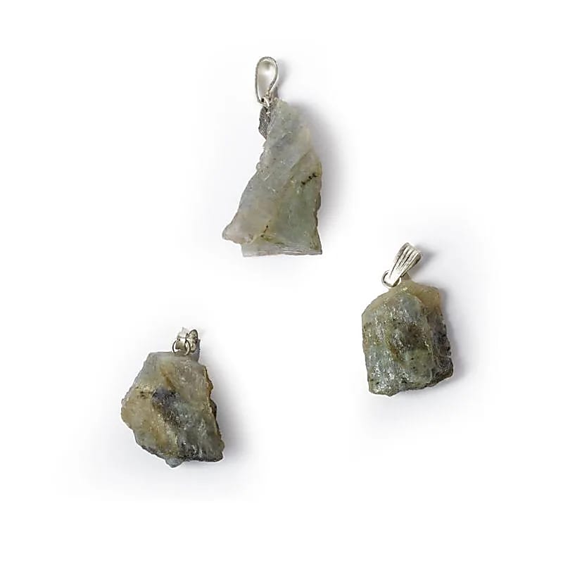 Pendentif en Labradorite Brute Naturelle