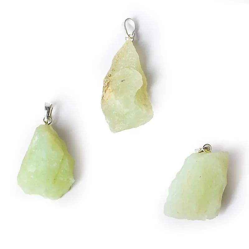 Pendentif en Jade Brut Naturel