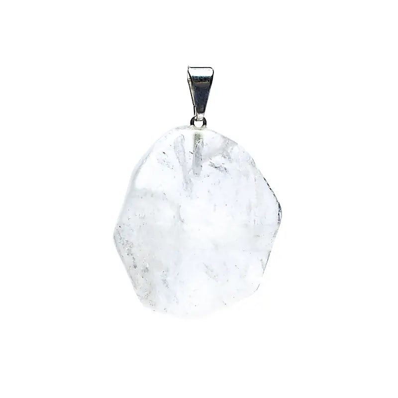 Pendentif Fantaisie en Cristal de Roche