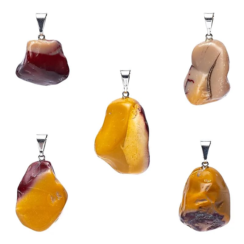 Pendentif en Mookaite percée luxe